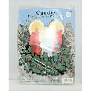 Design Works Plastic Canvas Wall Decor Kit Tina O'Reilly Plastic Canvas Candles